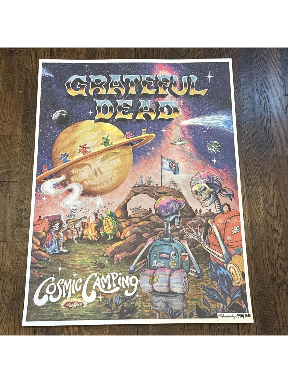 Grateful Dead Rubenowsky Art Print Signed Numbered 148/168 18x24 Limited Edition